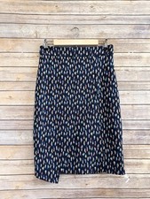 Maeve By Anthropologie Skirt Women s Size 6 Debra Faux Wrap Asymmetrical Pencil