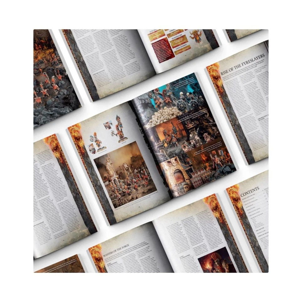 GW Age of Sigmar Fyreslayers Battletome - Fyreslayers (2022 Ed) SW (VG/New) - Image 2 of 2