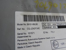 Autoradio Suzuki SWIFT