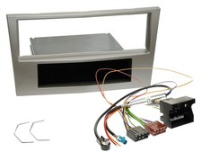 Kit installazione autoradio DIN per OPEL ZAFIRA B ASTRA H CORSA D dal 2005 satin-stone