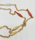 Vintage Napier 12K Gold Filled 60" Fish Station Chain Necklace 53g  — photo 6