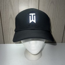 Nike Tiger Woods Golf Hat Cap Classic Black MEDIUM/LARGE 845579-010