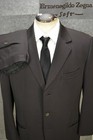 Ermenegildo Zegna Suit Mens 42R Dark Brown Soft Wool 2 Piece Switzerland - 34x29