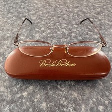 Vtg BROOKS BROTHERS BB303 1081 Eyeglasses Frame And Case 47 19 135