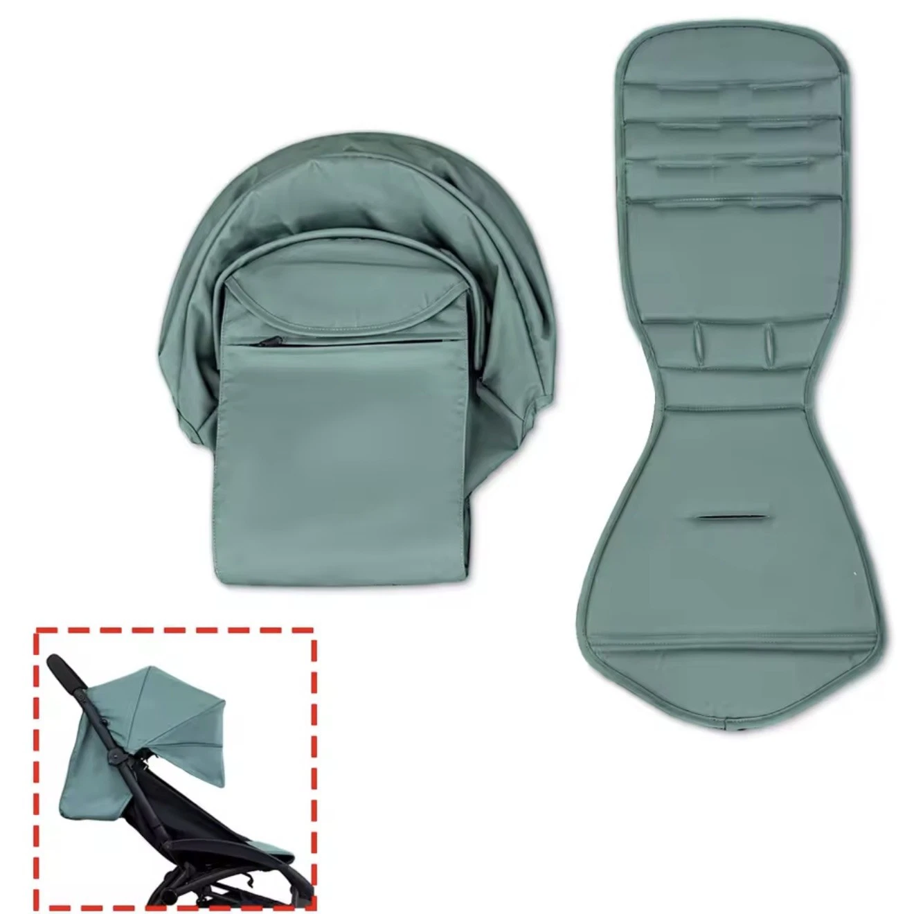 New Compatible With Stokke/Babyzen Yoyo Colour Pack - Aqua - Newest Edition
Opens in a new window or