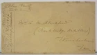 1862 CONFEDERATE CIVIL WAR STAMPLESS COVER - HAND CARRIED - ROCKBRIDGE ARTILLERY