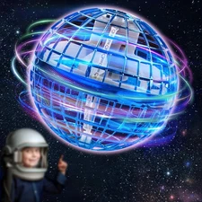 Cosmic Fly Ball Boomerang: 2025 Pro Spinner Galaxy Flying Orb Ball with LED Ligh