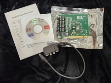 Echo Mia MIDI 2 In/2 Out PCI Audio Interface MIDI I/O 24/96 CABLE / CD included