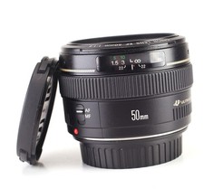 Canon EF 50mm F1.4 USM Autofocus Prime Lens for EOS DSLR Front & Rear Lens Caps