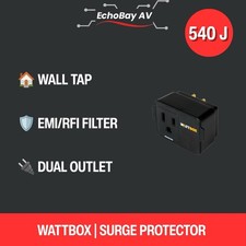 WATTBOX Surge Protector Wall Tap (WB-200-1WT)