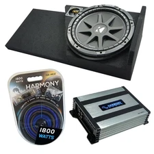 2014 - 2018 GMC Sierra Double Cab Kicker Comp C10 Single 10 Sub Box HA-A400.1