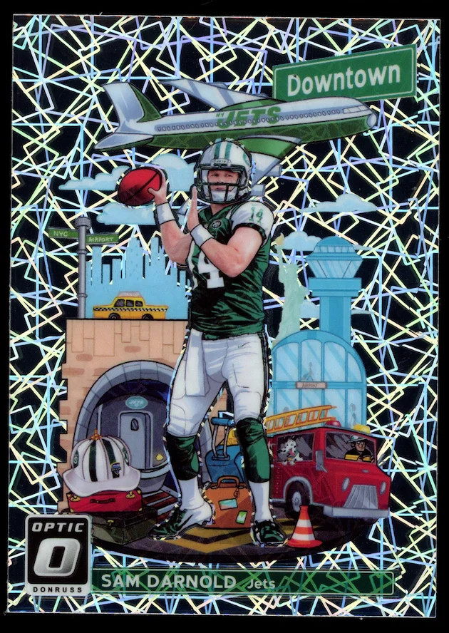 SAM DARNOLD 2018 Panini Donruss Optic Rookie Downtown Case Hit SSP #DT-11 Jets