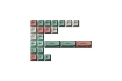 MiTo MT3 9009 PBT Keycap Set, PBT Hi-Profile, Cherry MX Style Mechanical Keyb...