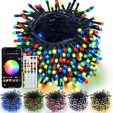 Smart Color Changing Christmas Lights, 66 FT 200 LED RGB String Lights with Remo