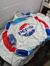 Large Pepsi Inflatable River Raft Float Tube Promo Brand New Rare! W/ Box & Pump