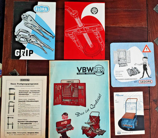 Original Werkzeug Kataloge Flyer Gedore VBW Elora Bessey und Kukko 1955