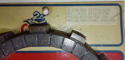Clutch Friction Plates Discs Kit Yamaha VMAX12 VMX1200 VMAX 1200