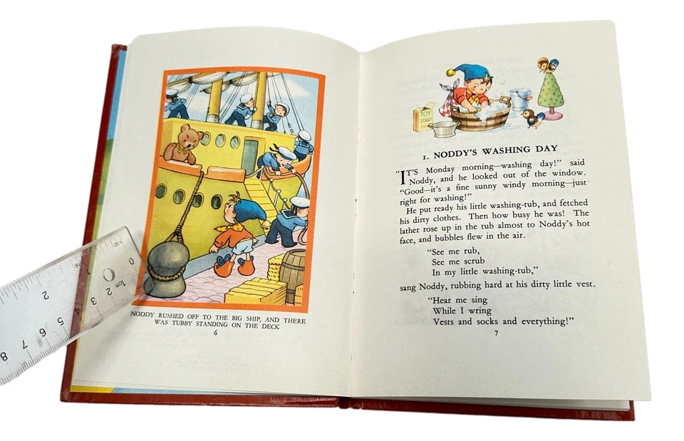 Noddy Books Enid Blyton Lote 3 Friend Sea Mr Plod 16 18 22 HC DJ edición años 60 Foto 4 de 4