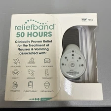 Reliefband 50 Hours Nausea & Vomiting Relief RB50 - New & Sealed!
