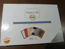 New Project Life Becky Higgins Cut & Paste Mini Edition Amy Tangerine 100 Cards