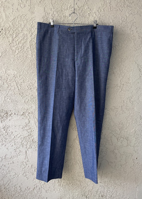 Italian Corneliani Textured Trousers | Sartorial Craftsmanship | Size 38