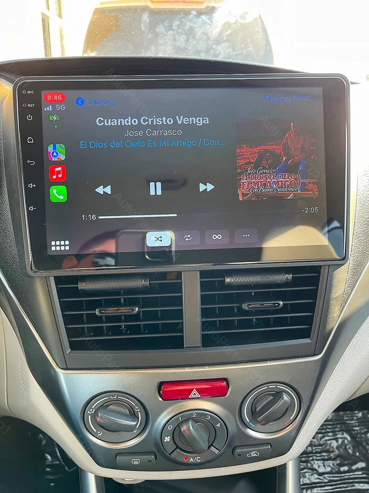 Rádio CarPlay 64G Android15 estéreo para carro Subaru Forester Impreza WRX 2008-2012 - Imagem 3 de 4