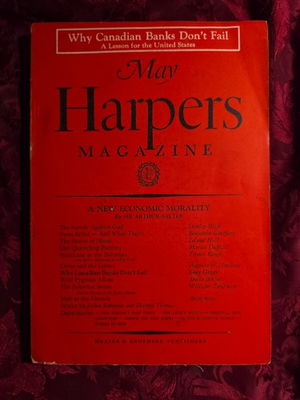 #ad HARPER#x27;s May 1933 BENJAMIN GINZBURG LELAND HALL STANLEY HIGH DOROTHY THOMAS $10.20