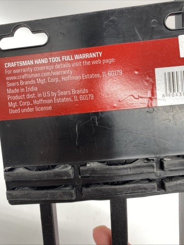 Craftsman 3 piece Curved Pry Bar - 12, 17 and 25 inch. NEW - Picture 3 of 5