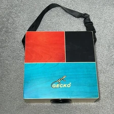 Gecko Cajon Drum Model C-69 Dual Sided Wooden Cajon Birch And Walnut 11.5”