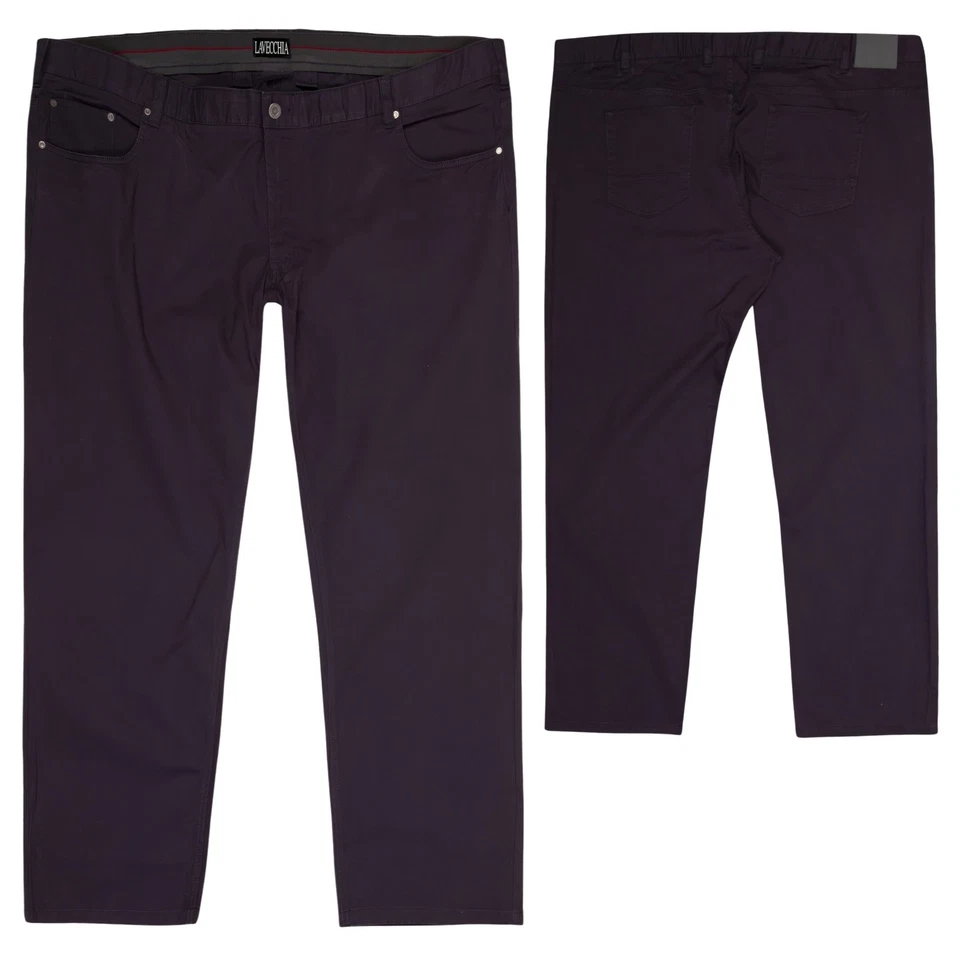 Lavecchia Übergrößen Herren Comfort Fit Chino Hose, Freizeithose, Chinohose - Bild 1 von 1
