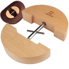 Hat Stretcher for Fitted Hats - Durable European Beech with Heavy-Duty Buckle -