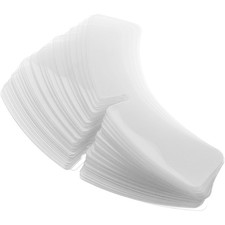 100 Pcs Dress Shirt Collar Inserts Plastic Collar Stays for Men Support