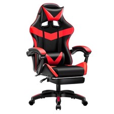 Office Chair Gaming PC Computer Desk Executive Swivel Recliner Chair Black+Red