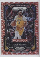 2023 Panini Prizm Monopoly Millionaire Red Shimmer 99/100 Anthony Davis #41 1dj9