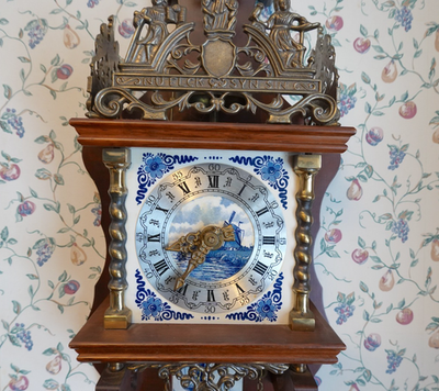 VINTAGE DUTCH ZAANSE WARMINK WALL CLOCK 8 DAY , WARMINK ERA | eBay