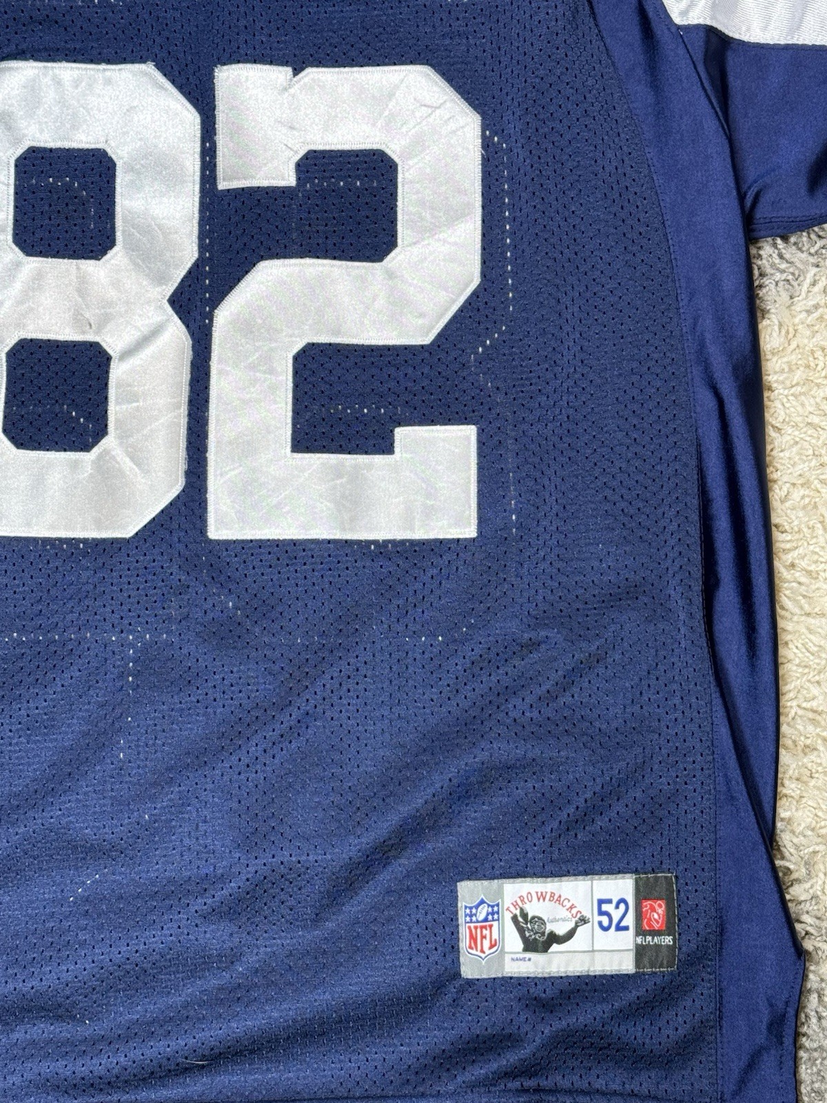 Reebok Dallas Cowboys Jason Witten #82 Vintage Throwback Collection Jersey Sz 52 thumbnail 3