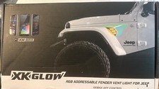Xk Glow Mx-vent-rgb-kit For 18-26 Wrangler Jlgladiat. Jt Rgbamber Fender Light Xk Glow Mx-vent-rgb-kit For 18-26 Wrangler Jlgladiat. Jt Rgbamber Fender Light