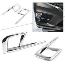 2x Chrome Front Fog Light Lamp Cover Trim For Honda Odyssey 2018-2020 US Version