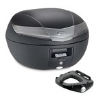 Kit Valise Top Case V40NT GIVI + Platine Yamaha Majesty 400 2007-2009, 40L Noir