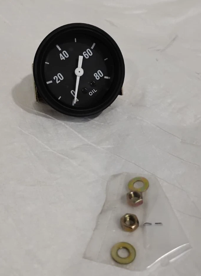 Engine Oil Pressure Gauge,OE Reference: 640764,Fits 1941-1947 Willys MB / CJ2A Foto 2 de 4
