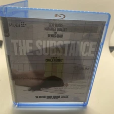 The Substance [Blu-Ray] EXCELLENT, AUTHENTIC, TESTED, Ex Library No Slip/digital