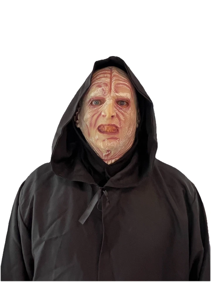 Emperor Palpatine Costume Cloak Hands Mask Darth Sidious Star Wars Rubies Deluxe - Image 2 of 4
