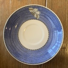 Wedgwood - Sarah's Garden - Tea Saucer - 72538G moth 🦋 butterfly pattern  