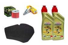 TAGLIANDO SUZUKI UH BURGMAN 150 2002/2006 CASTROL 10W40 FILTRI ARIA OLIO CANDELA