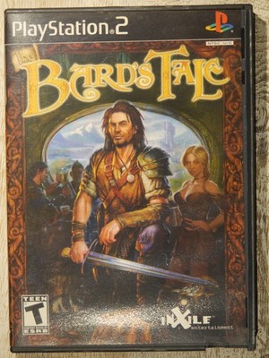 Bards Tale PS2 PlayStation 2 Complete, blockbuster case, manual cramped convex