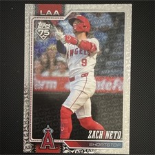 Topps 2026 Series 1 Zach Neto #230 Los Angeles Angels Baseball MLB Trading Card
