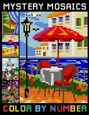 Mystery Mosaics Color By Number: Pixel Art Coloring Book | Color