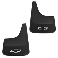 OEM Mud Flaps Splash Guards w/ Logo Front/Rear Pair Set of 2 For Chevrolet Truck