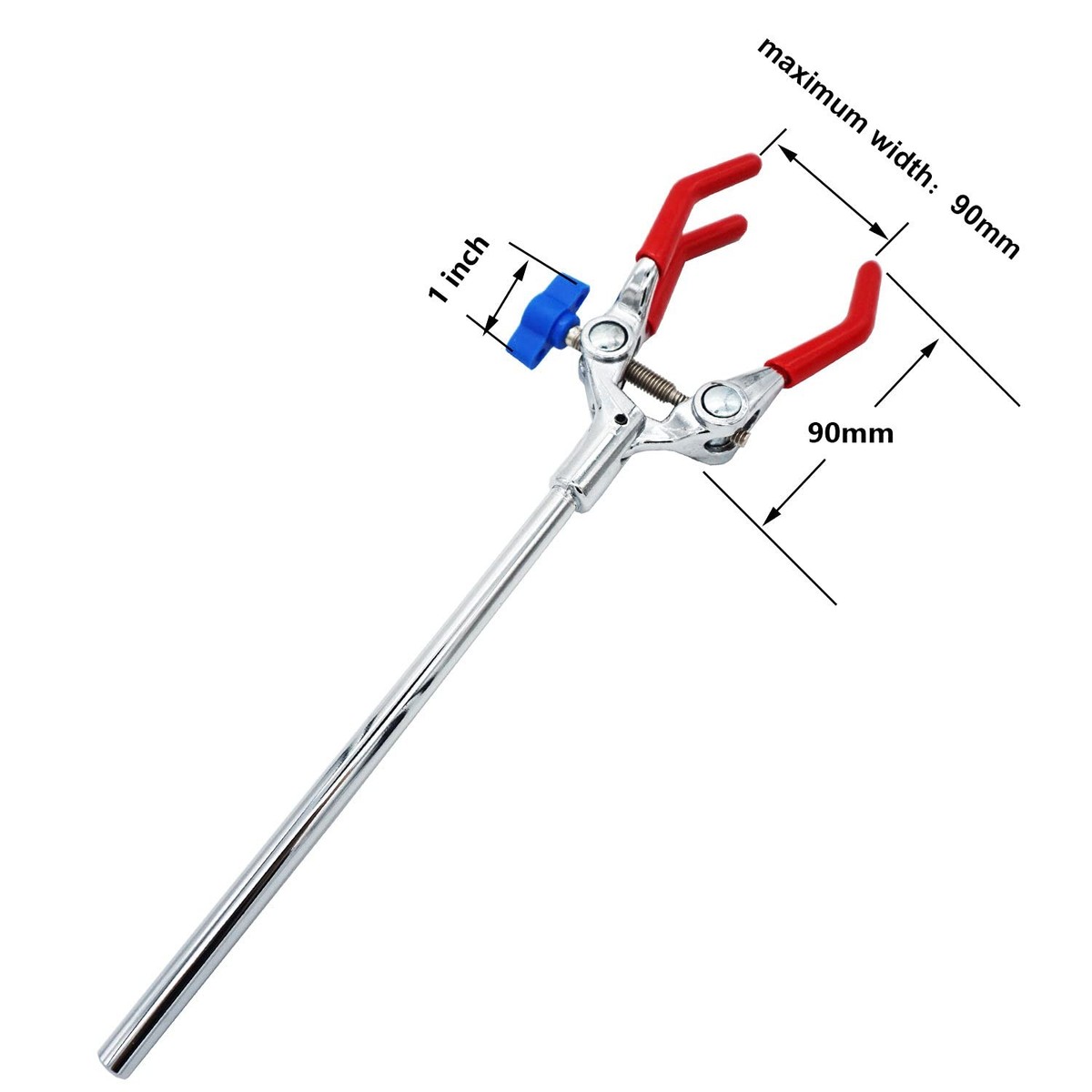 Laboratory Clamps 3 Prong with Support Stand Clamp Holder for