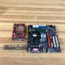 ECS Elitegroup P4M900T-M ver 1.0 ATX  Socket LGA775 Motherboard w/CPU RAM & GPU